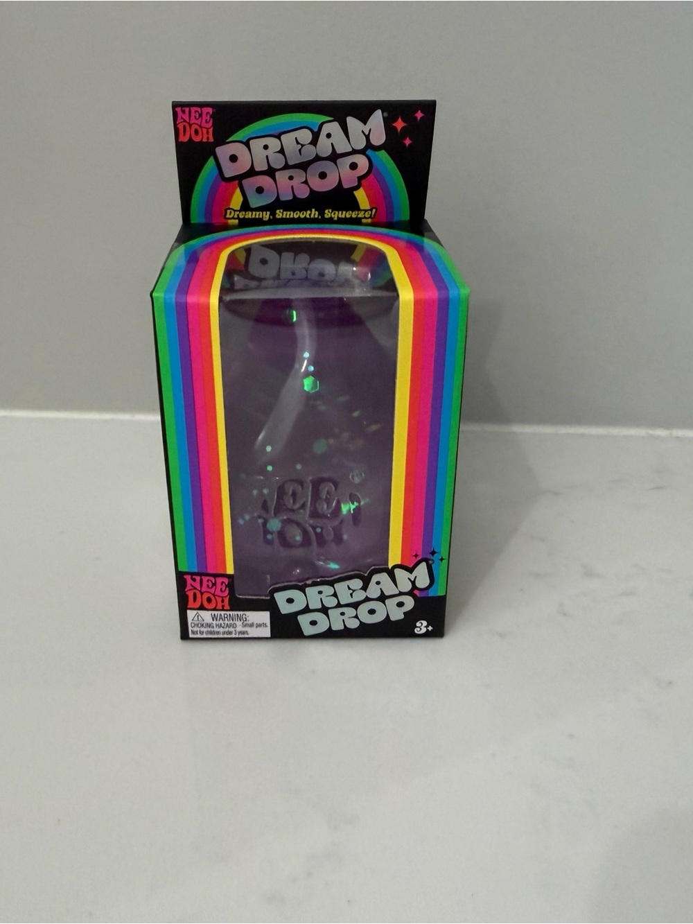 NEW Nee Doh Dream Drop Squeeze Toy - Purple